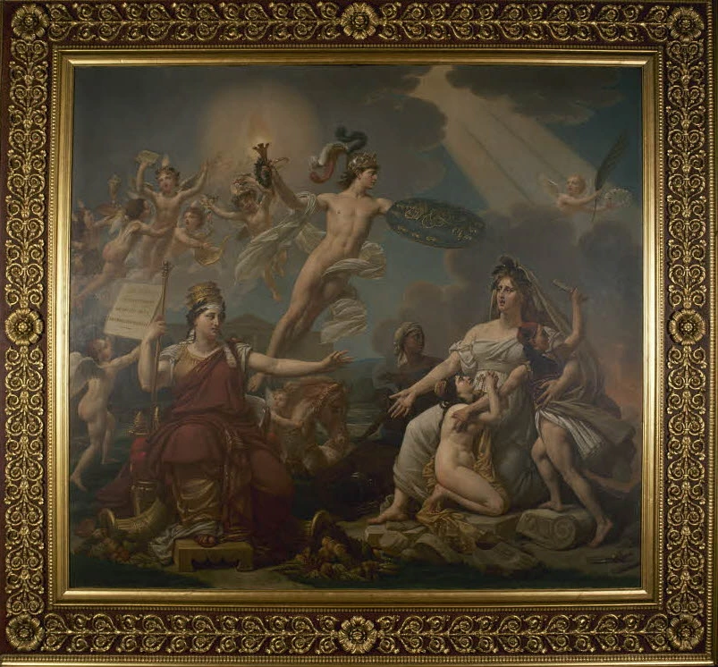 Il Genio della Francia anima le Arti, protegge l'Umanità - Museo del Louvre, Parigi